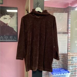 Vintage Venezia Chocolate Turtleneck Sweater